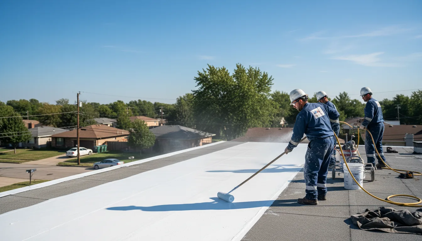 Commercial roof coating in Sunman, IN near me